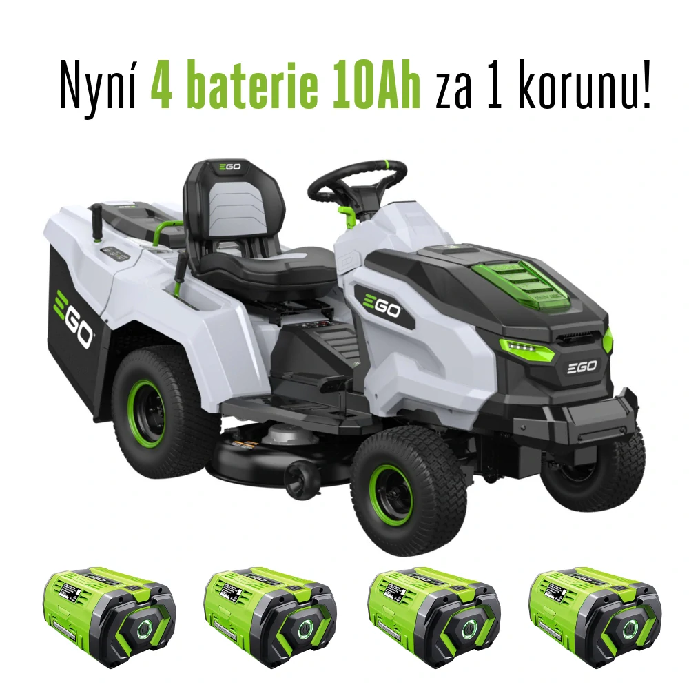 EGO aku zahradní traktor TR3801E-B