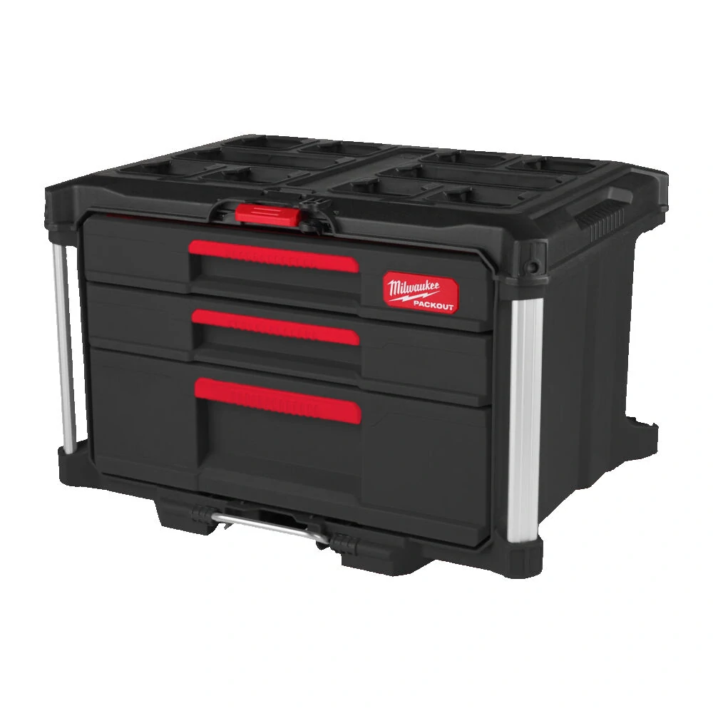 Milwaukee PACKOUT™ na nářadí se čtyřmi zásuvkami Packout 4 Drawer Tool Box