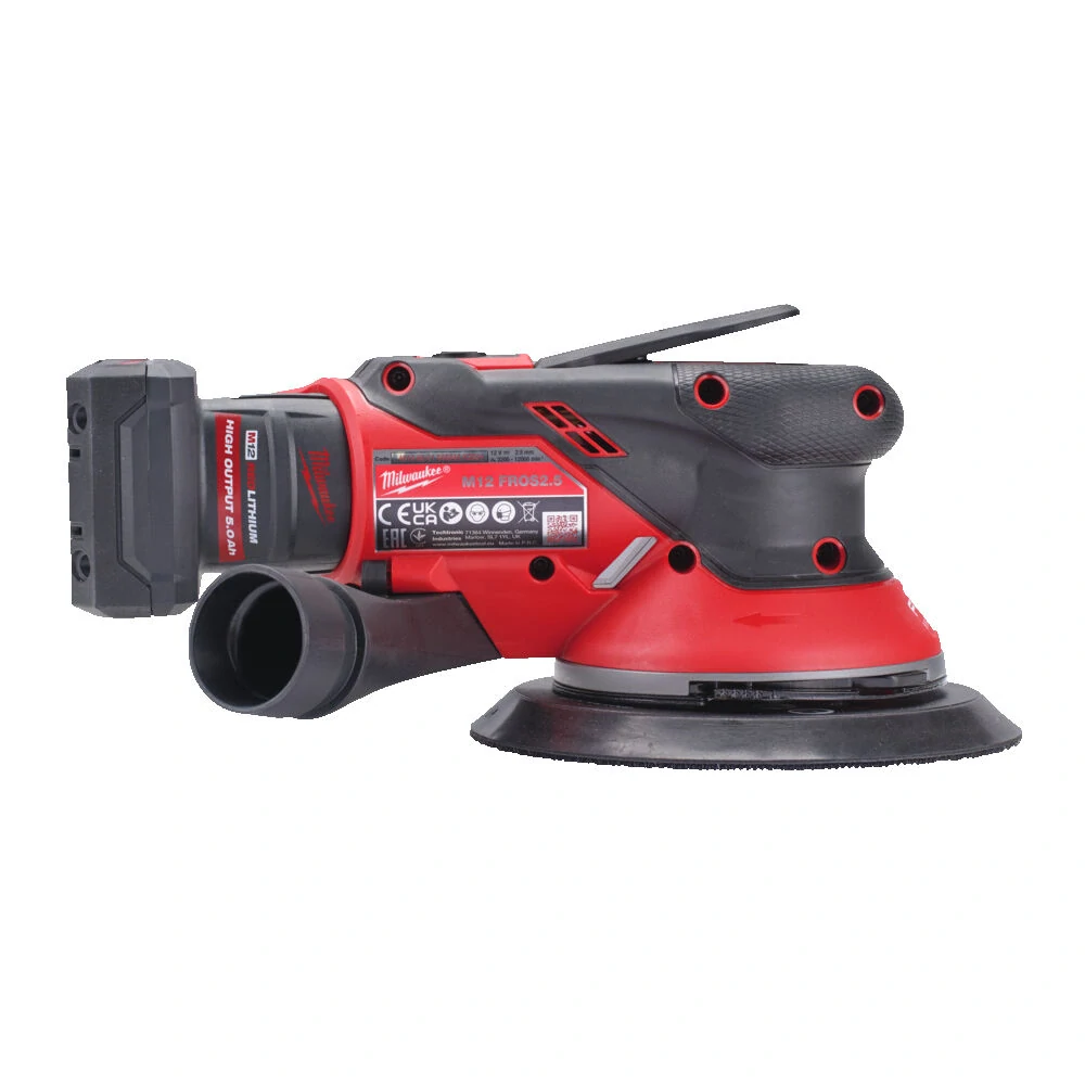 Milwaukee M12 FUEL™ 150 mm excentrická bruska s oběžným kolem 2,5 mm M12 FROS2.5-502X