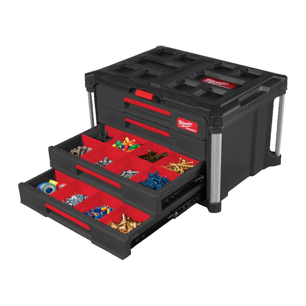 Milwaukee PACKOUT™ box na nářadí se 4 zásuvkami Packout 4 Drawer Tool Box