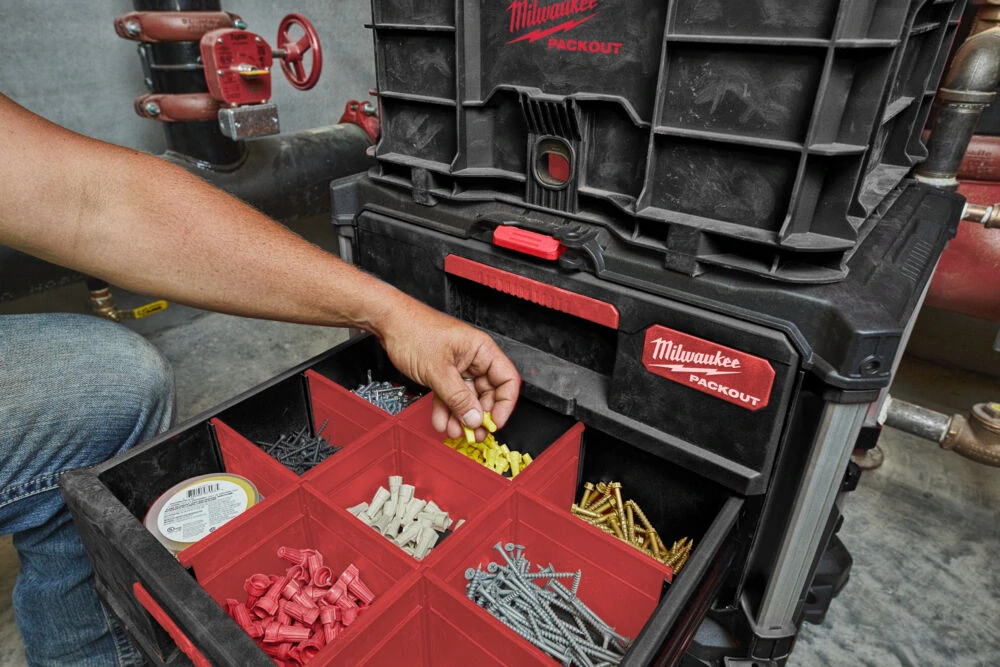 Milwaukee PACKOUT™ se dvěma zásuvnými boxy Packout 2 Drawer Tool Box