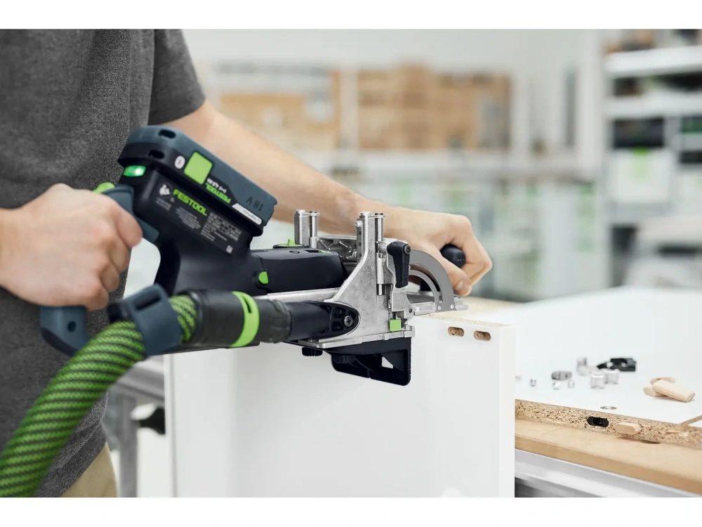 FESTOOL aku frézka na kolíkové otvory DFC 500 E-Basic DOMINO