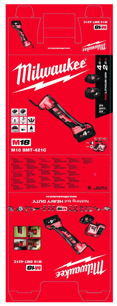 Milwaukee M18™ multifunkční nářadí M18 BMT-421C