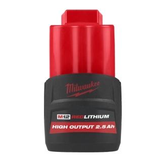 Milwaukee M12™ HIGH OUTPUT™ 2,5 Ah akumulátor M12 HB2.5
